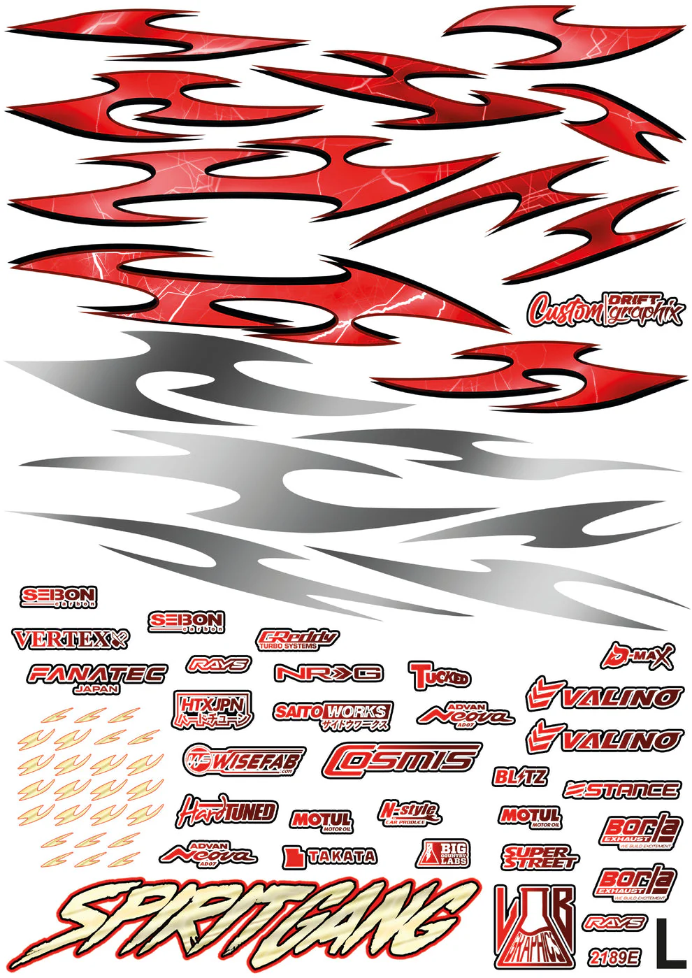 Spirit Gang Lightning Storm Red - Image 2