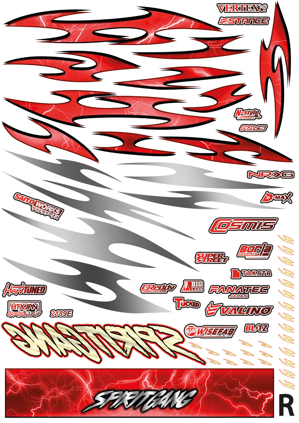 Spirit Gang Lightning Storm Red - Image 3
