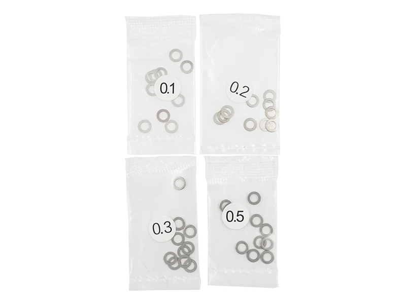 Yeah Racing 10x12 mm Stainless Steel Spacer Set 0.1 0.2 0.3mm
Part number: YA-0649 - Image 2
