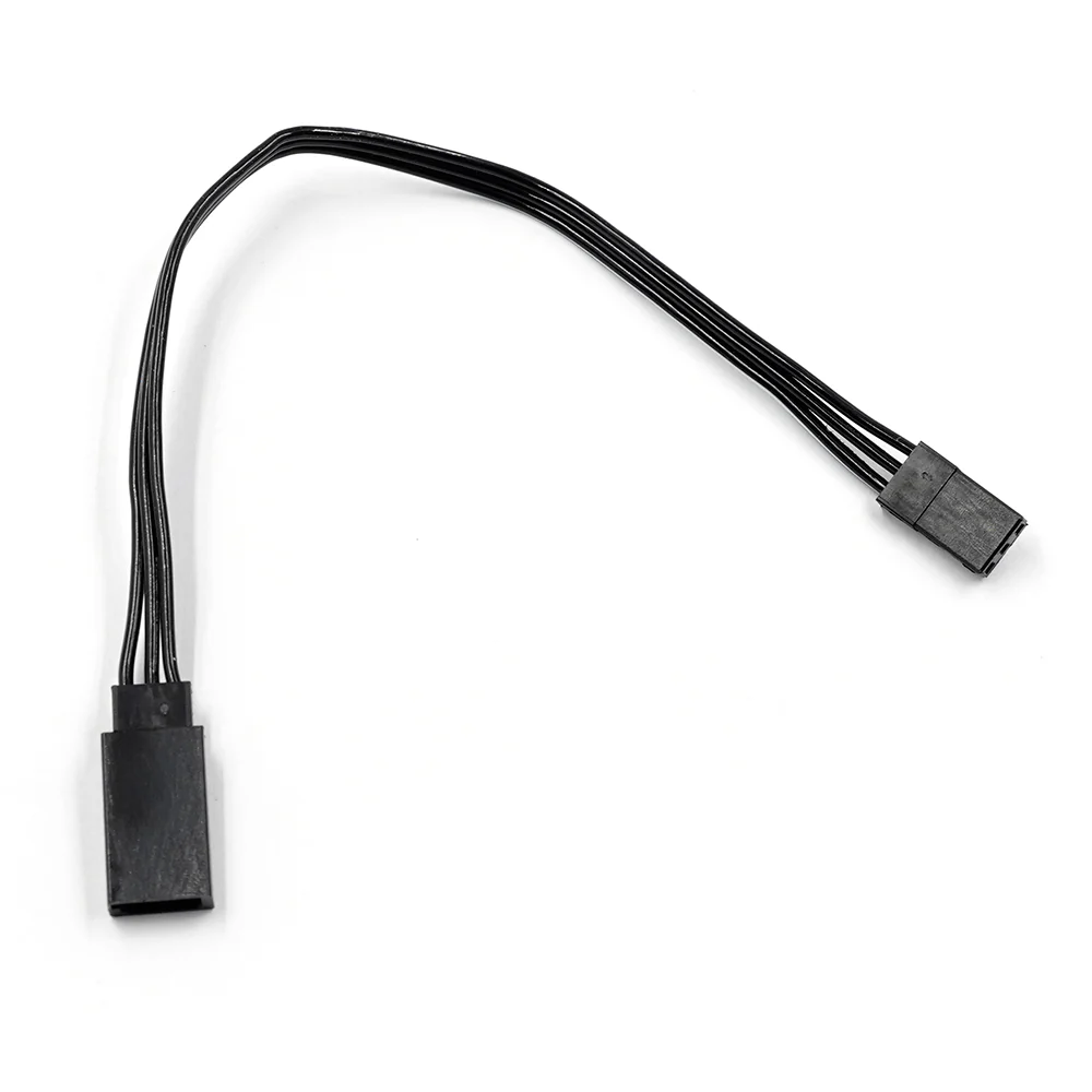 Yeah Racing 150mm High Current Servo Extension Wire – Black (JR/Futaba Plug)(WPT-0155BK)