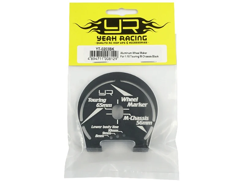 Yeah Racing Aluminium Wheel Well Marker for 1:10 Touring and M-Chassis (Black)
YT-0203BK - Image 2