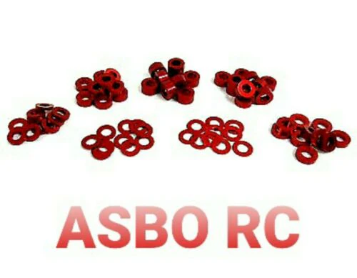 Yeah Racing red m3 flat washer kit Rc Drift - Image 2