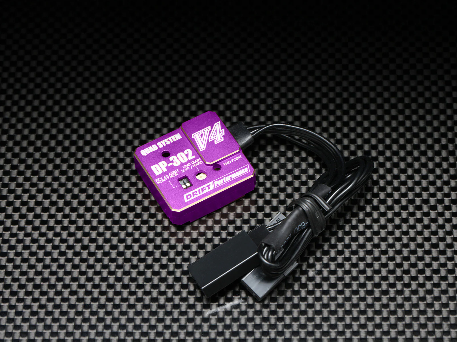Yokomo v4 gyro red black and purple DP302 - Image 4