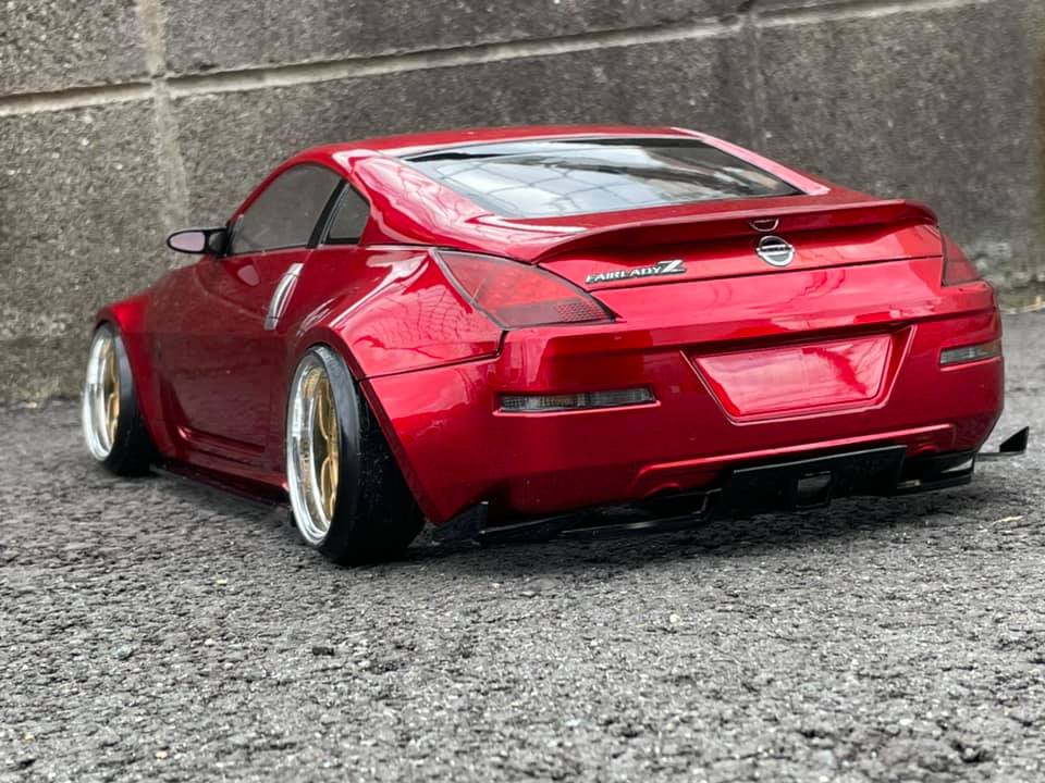Z33 Fairlady Z 350Z Spirit Rei Body Japan TamTam Exclusive w/ 3D DECALS + boot spoiler Addiction AD-HB14 - Image 2